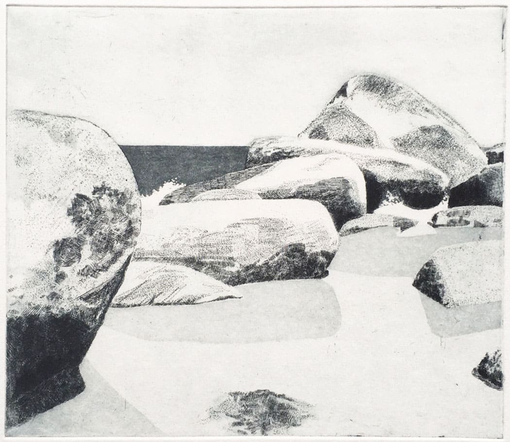 Trindade 1 - Eau-forte sur cuivre - Image 1