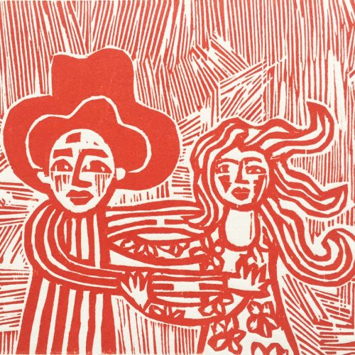Casal - Gravure sur bois - Image 1