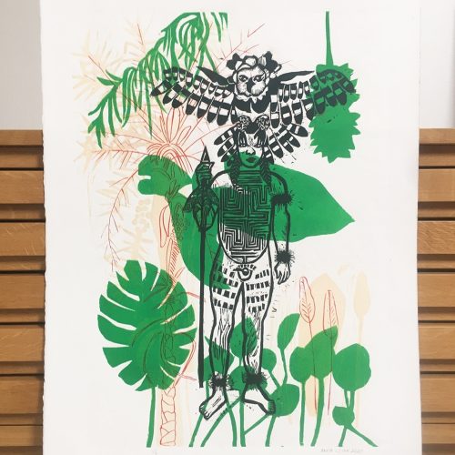 Indien - Gravure sur bois, sur lino et sérigraphie - Image 2