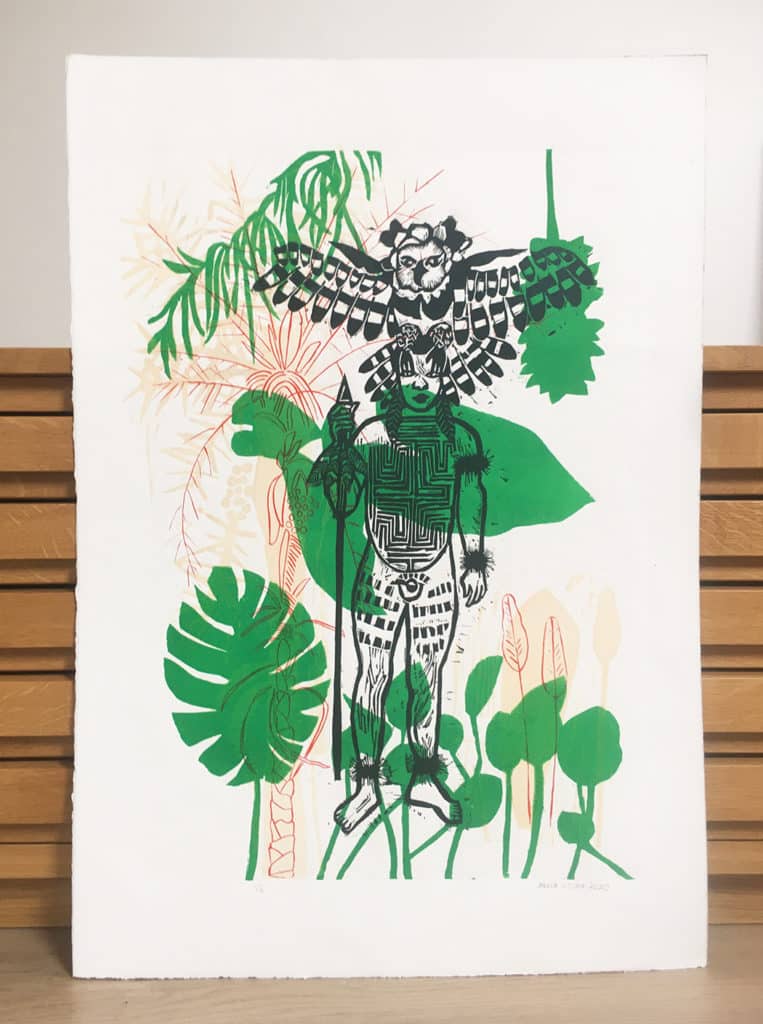 Indien - Gravure sur bois, sur lino et sérigraphie
